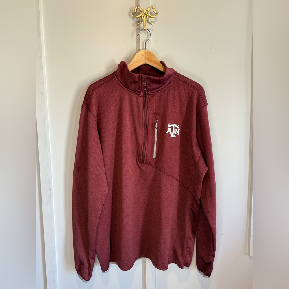 Columbia Men's Collegiate Park View Fleece Half-Zip Texas A&M Aggies XXL Maroon